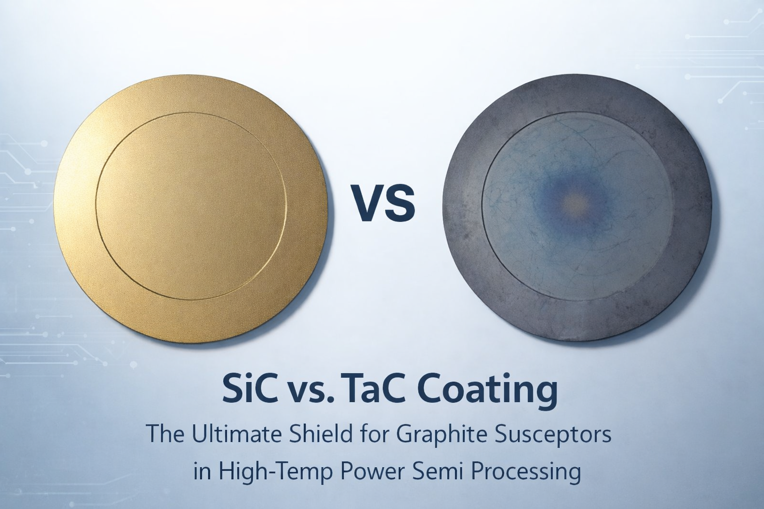 SiC vs. TaC Coating: Ang Ultimate Shield para sa Graphite Susceptors sa High-Temp Power Semi Processing