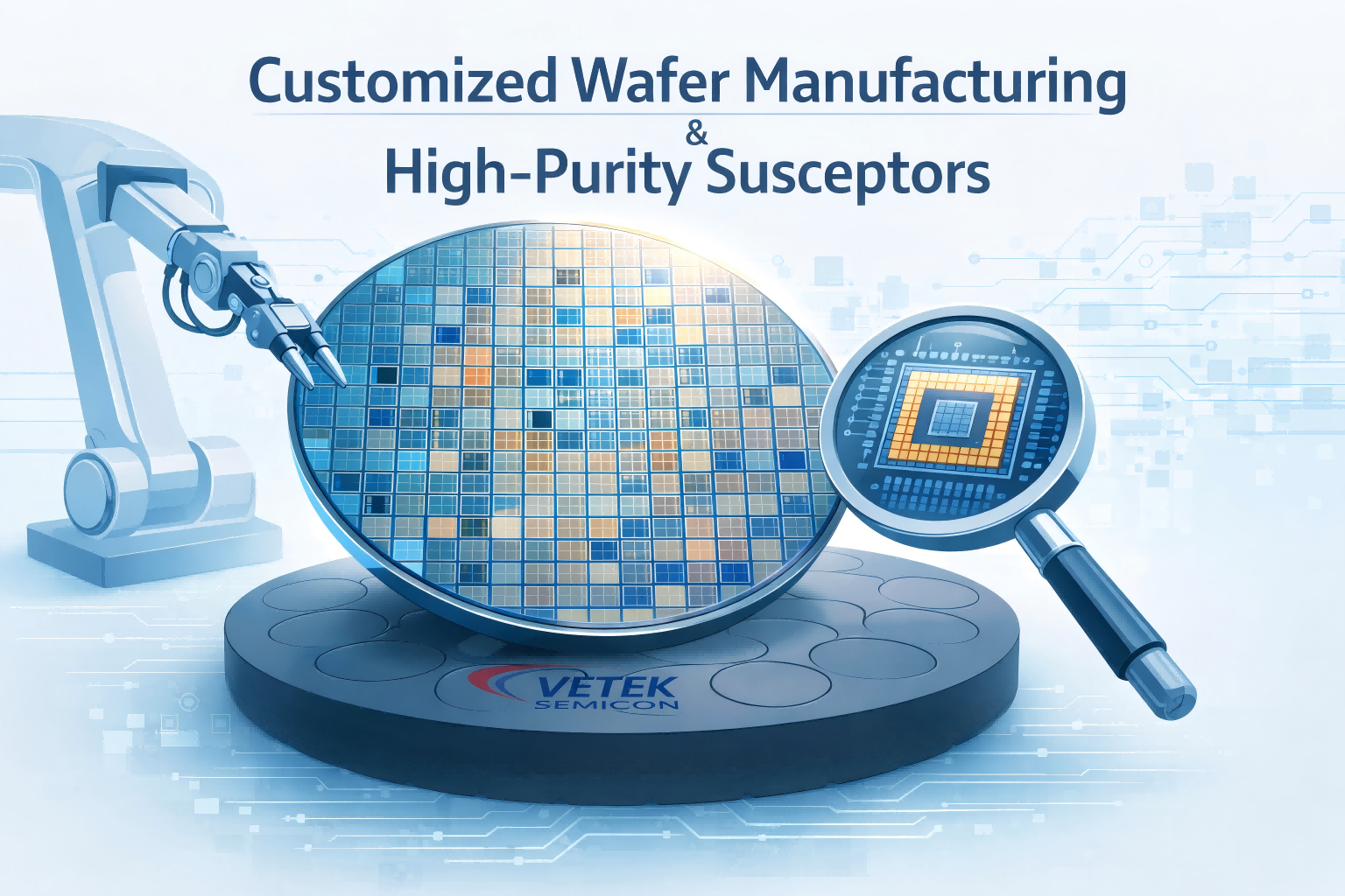 High-Purity Susceptors: Ang Susi sa Customized Semicon Wafer Yield sa 2026