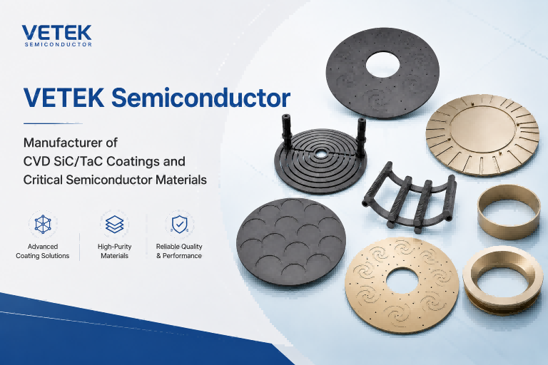VETEK Semiconductor | Manufacturer ng CVD SiC/TaC Coatings, Solid SiC, at Critical Semiconductor Materials