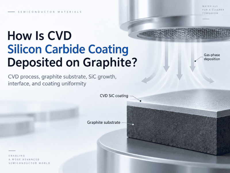 Paano Nakadeposito ang CVD Silicon Carbide Coating sa Graphite?