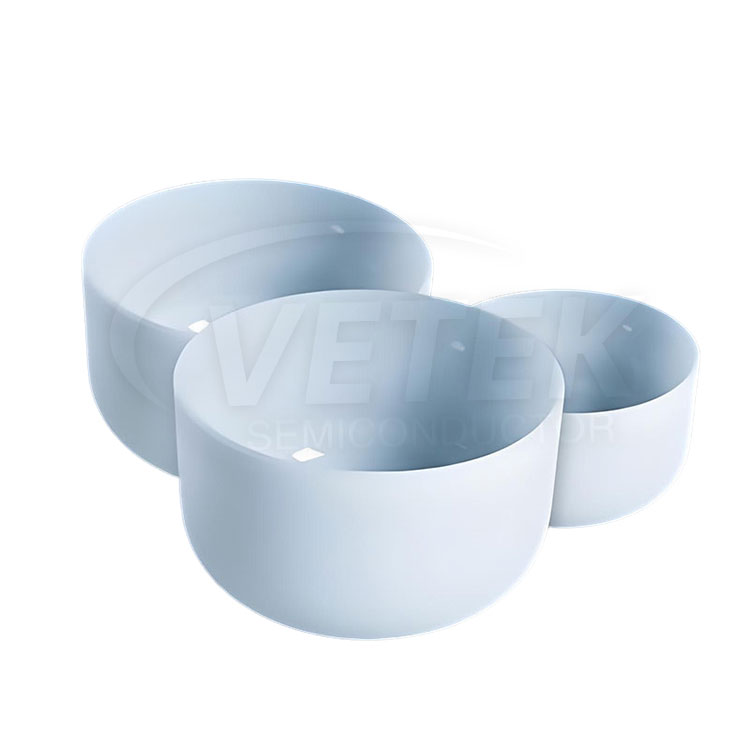 Fused quartz crucibles