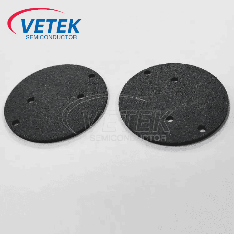 Porous sic ceramic plate