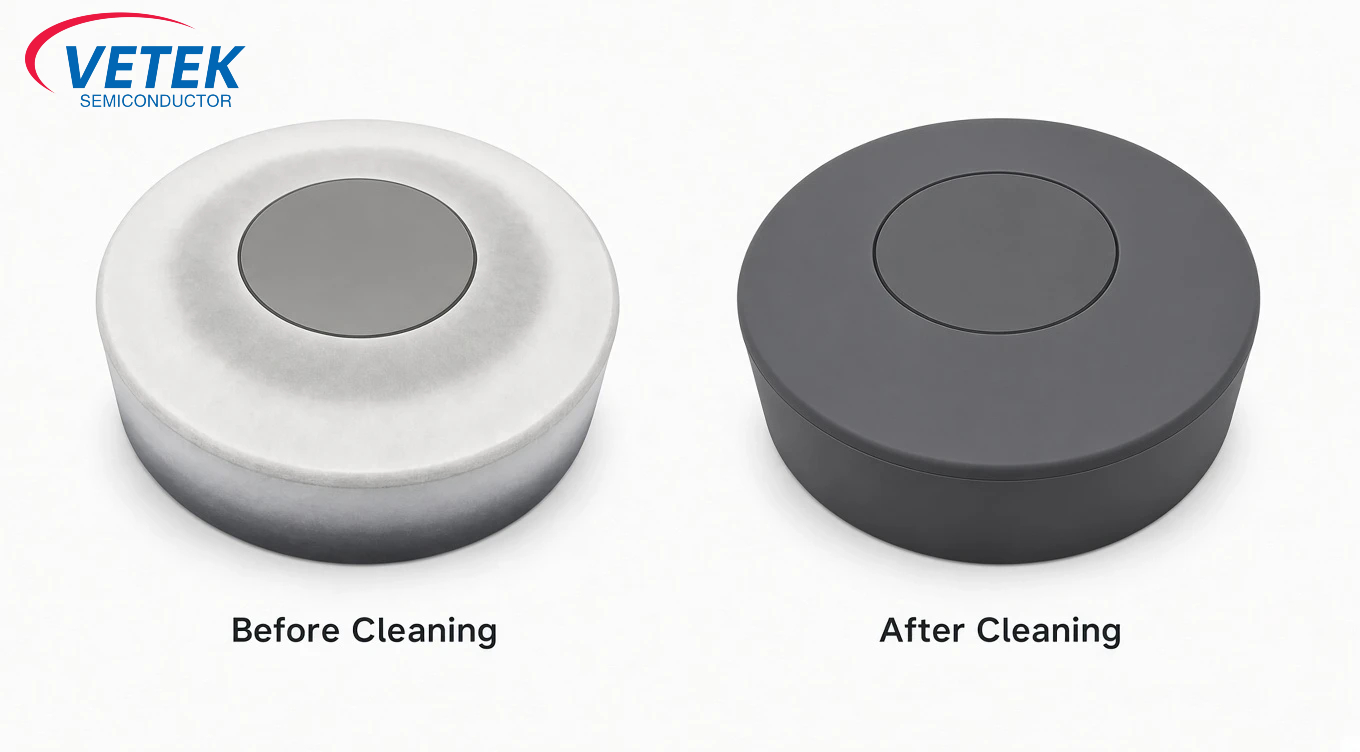 01-04 VETEK | CVD SiC Coated Graphite Parts Cleaning, Regeneration at Full Lifecycle Management