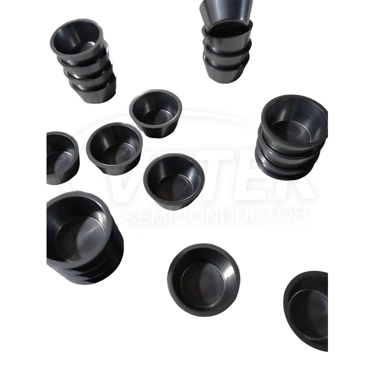 Vitreous Carbon Coated Graphite Crucible para sa E-beam Gun